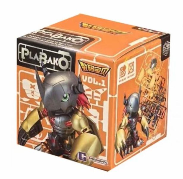 7月預購 萬代 盒玩 PLABAKO 數碼寶貝大冒險 組裝盲盒 VOL.1 (一中盒8入) 