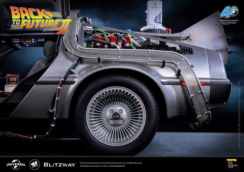 25年第四季預購 BLITZWAY 1/6 回到未來2 時光飛車 時光車 