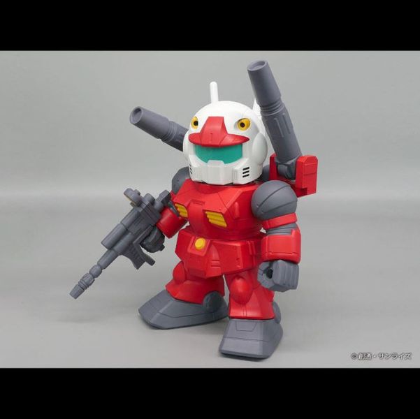 [現貨] Jumbo Soft Vinyl Figure SD RX-77-2 Guncannon 鋼加農 可動塗裝完成品 