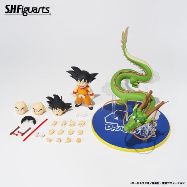 [現貨] VJUMP 限定 S.H.Figuarts SHF 七龍珠 40週年紀念Edition 孫悟空 小悟空 騎龍 神龍 可動完成品 