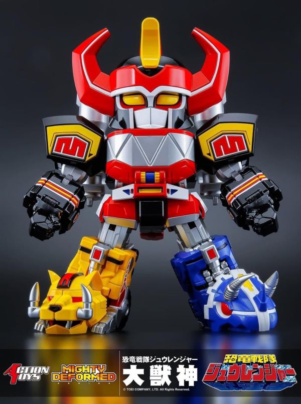 2024年第二季預購 Action Toys MIGHTY DEFORMED 恐龍戰隊 大獸神 合體變形 可動完成品 Action Toys MIGHTY DEFORMED 大獸神 合體變形 可動完成品