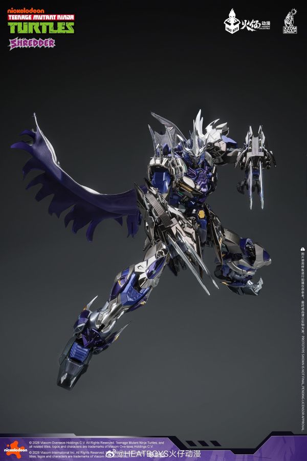 2027年第二季預購 HEATBOYS MECHAHEAT HB0119 忍者龜 施瑞德 電鍍版 合金機甲 可動完成品 