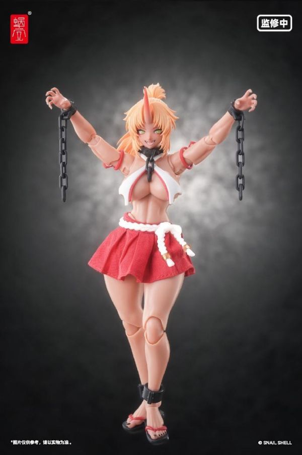 2026年第四季預購 蝸之殼 1/12 RPGEX-08 鬼巫女 次女 紅葉 可動完成品 