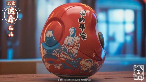 2025年第三季預購 猿行師 紅色大願達摩/黑色商売繁盛達摩/雙色套裝組 塗裝完成品 