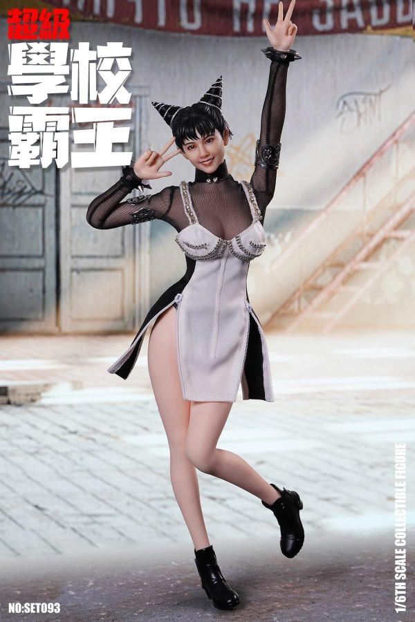 2026年第四季預購 SUPER DUCK 新品：1/6學校霸王格鬥女神（NO:SET093） 可動人偶 