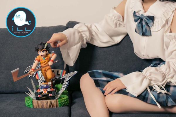 [現貨]清倉大特價 ILL地下工廠 四驅小子 四驅車 四驅郞 & 天皇巨星 GK 雕像 塗裝完成品 