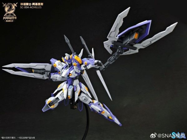 2025年第四季預購 SNAA模型 SC-004 圓桌騎士團 圓桌武士 神盾騎士 阿基里斯 組裝模型 