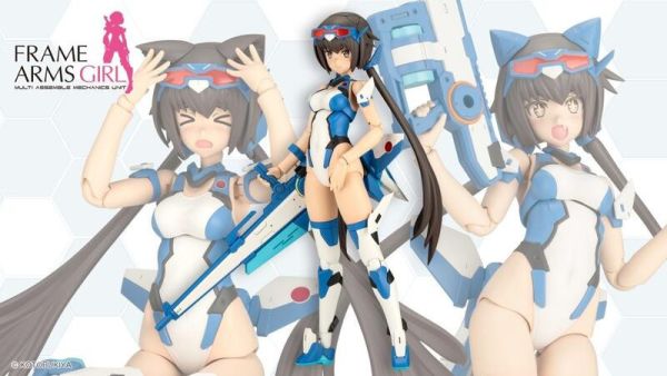 11月預購 壽屋 Frame Arms Girl FAG 機甲少女 短劍 泳裝藍色衝擊 組裝模型 