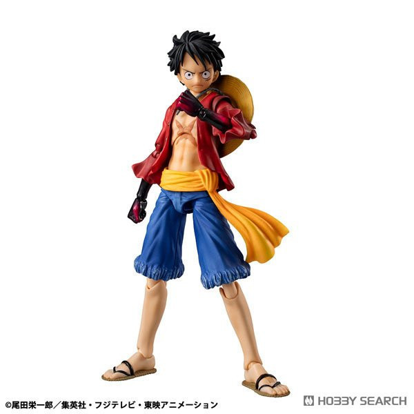 8月預購 MEGAHOUSE MH Variable Action Heroes ONE PIECE 蒙其·D·魯夫 武裝色霸氣 可動完成品 