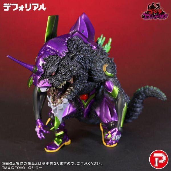 9月預購 X-PLUS Q版 哥吉拉 福音戰士 初號機 G覺醒 金屬色版 塗裝完成品 