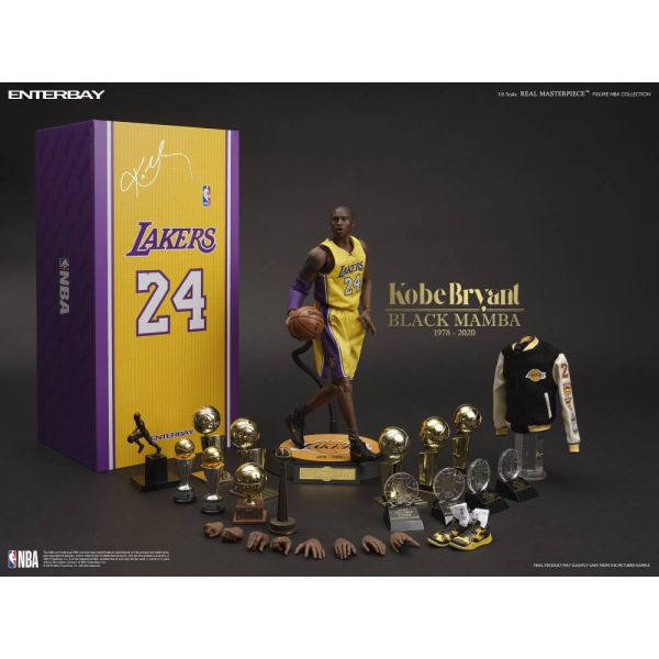 [現貨] 清倉特價 ENTERBAY 1/6 NBA公仔 黑曼巴紀念款 湖人隊 Kobe Bryant  可動完成品 