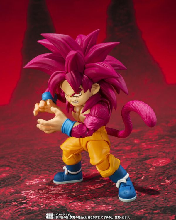 12月預購 S.H.Figuarts SHF 七龍珠 超級賽亞人4 孫悟空 (MINI)-DAIMA- 可動完成品 