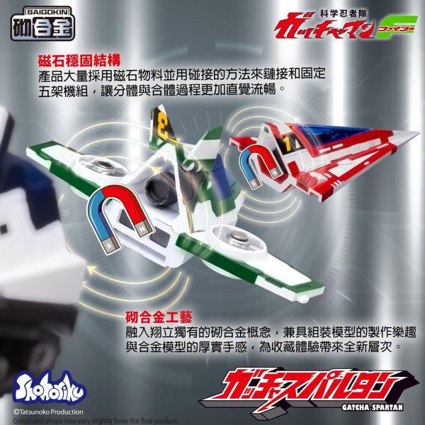 2026年第四季預購 Shohoriku 砌合金 科學小飛俠 旋風斯巴達 組裝模型 附有合金零件 