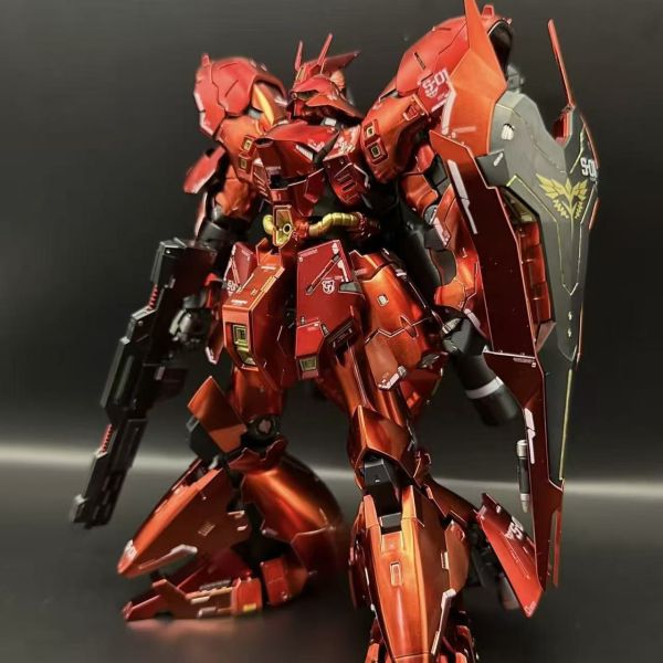 11月預購 四海模型 1/144 RG沙 電鍍版 組裝模型 附水貼兩張 