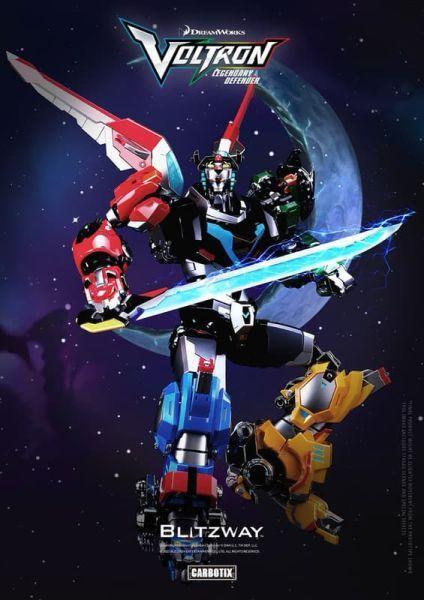 [現貨] BLITZWAY CARBOTIX 百獸王 : 傳奇守護者 VOLTRON 五獅合體 戰神金剛 常規版 可動完成品 