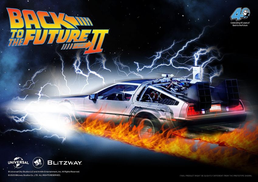 25年第四季預購 BLITZWAY 1/6 回到未來2 時光飛車 時光車 