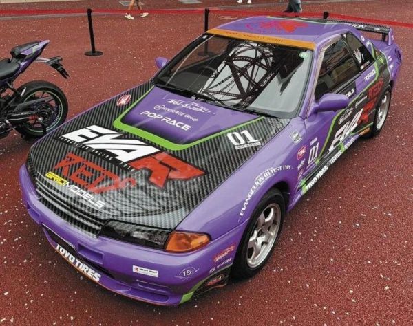 [現貨]HASEGAWA 長谷川 1/24 EVA RT初號機 Skyline R32 GT-R 組裝模型 