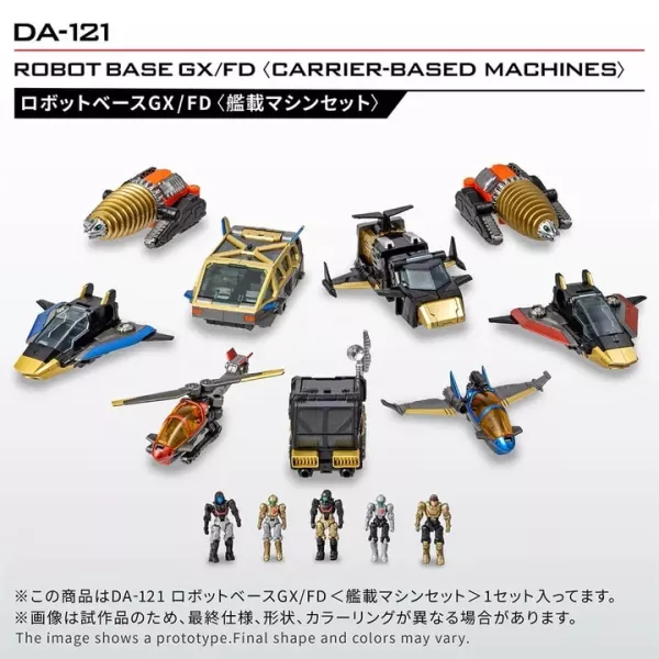 2026年2月預購 TAKARATOMY 戴亞克隆 DIACLONE DA-121 機器人基地GX/FD 艦載機組套組 可動完成品 
