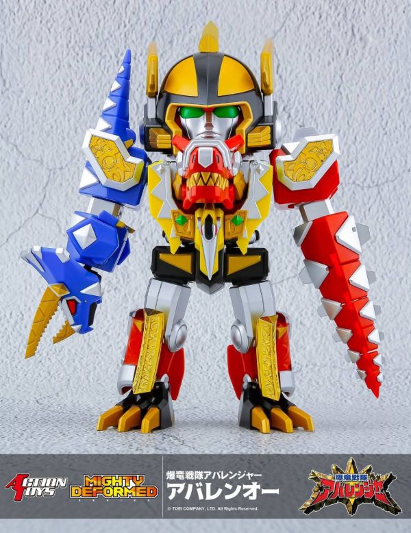 2025年第四季預購 Action Toys MIGHTY DEFORMED 爆龍戰隊 ABARENOH 暴連王 可動完成品 
