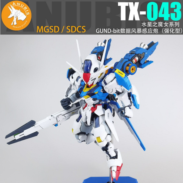 10月預購 DUA TX043 MGSD SDCS 風靈 數據風暴感應炮 3D列印套件 