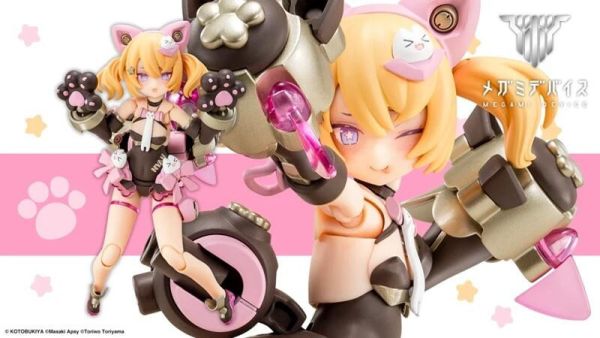 9月預購 壽屋 Megami Device 女神裝置 PUNI MOFU 黑貓 組裝模型 
