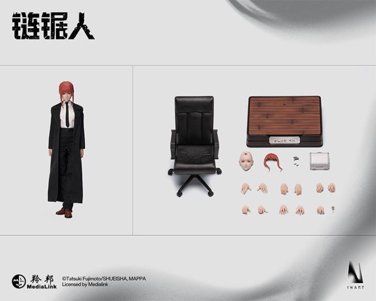 2027年第一季預購 INART 1/6 鏈鋸人 真紀真 可動人偶 