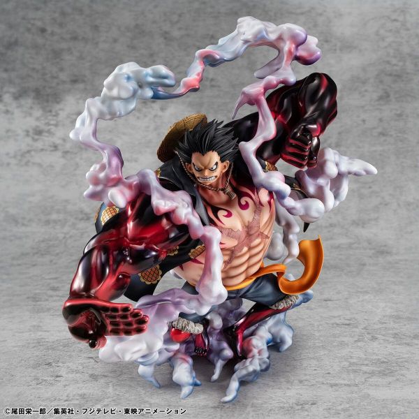 27年3月預購(需付訂金) MH限定 航海王 SA-MAXIMUM 蒙其.D.魯夫 四檔 彈跳人 10週年限定版 塗裝完成品 