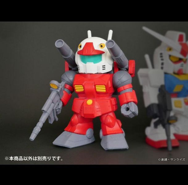 [現貨] Jumbo Soft Vinyl Figure SD RX-77-2 Guncannon 鋼加農 可動塗裝完成品 