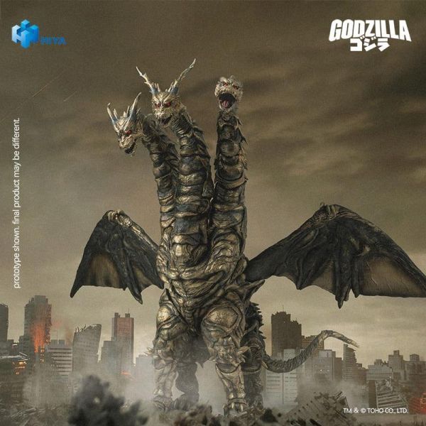 2027年第二季預購 HIYA 海雅 哥吉拉最後戰役 Monster X凱薩基多拉 可動完成品 