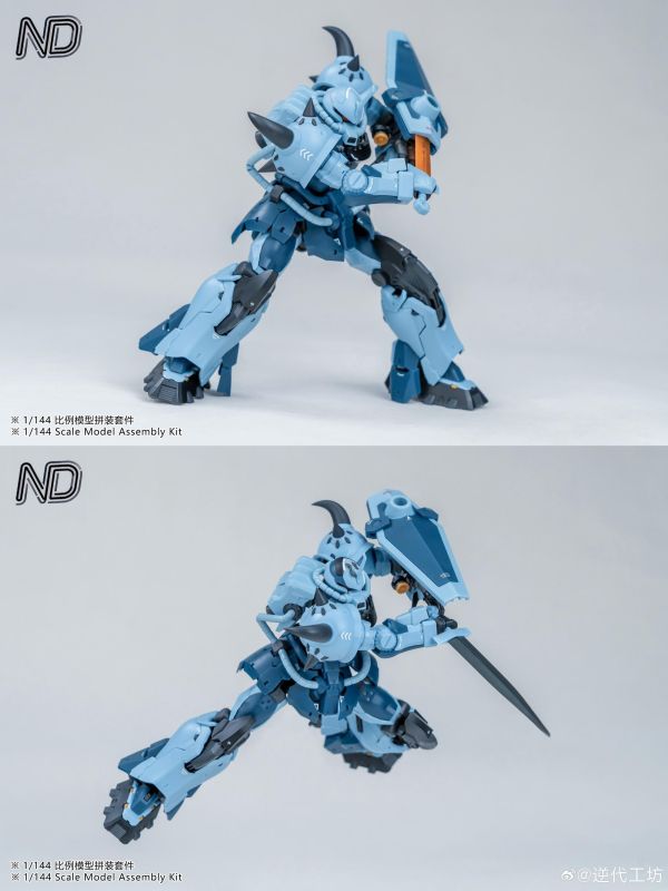 2月預購 逆代工坊 1/144 唬王 組裝模型 (腿部外甲可爆甲） 