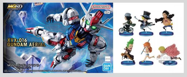 [即將到貨]清倉特價 MGSD 風靈鋼彈 + Banpresto 景品 WCF 海賊王 歷史接力 20週年 Vol.5(一套6款) 