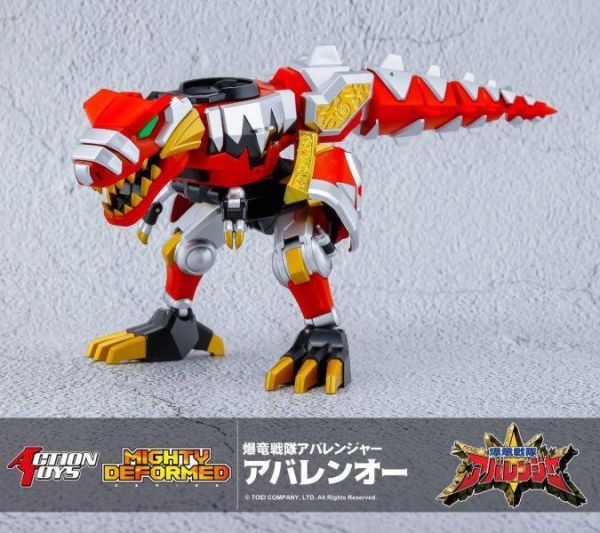 [現貨] Action Toys MIGHTY DEFORMED 爆龍戰隊 ABARENOH 暴連王 可動完成品 