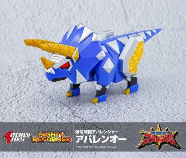 [現貨] Action Toys MIGHTY DEFORMED 爆龍戰隊 ABARENOH 暴連王 可動完成品 