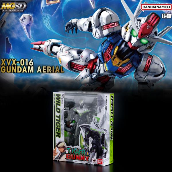 [現貨]清倉特價 MGSD 風靈鋼彈+SHF S.H.Figuarts 魂商店限定 TIGER&BUNNY 虎與兔 WILD TIGER 1minute 狂野之虎1分鐘模式 