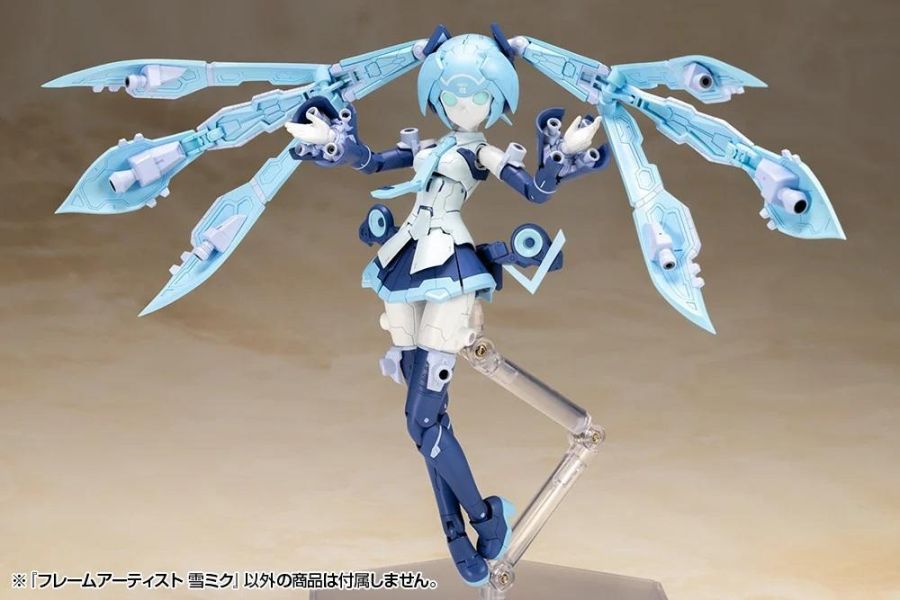 8月預購 壽屋 Frame Arms 骨裝機兵 藝術家系列 雪初音 組裝模型 