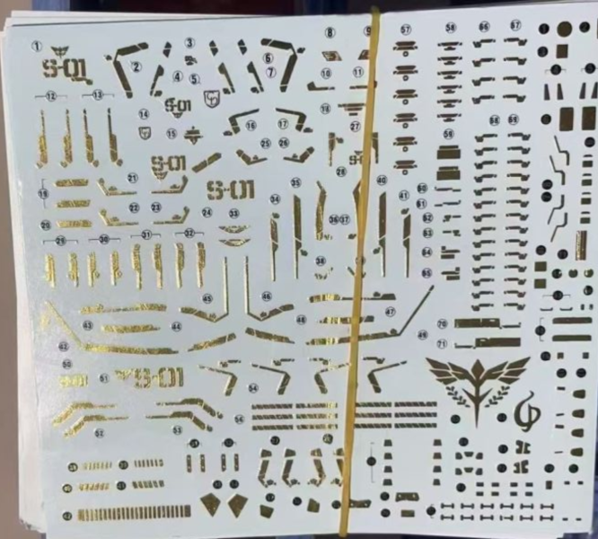 11月預購 四海模型 1/144 RG沙 電鍍版 組裝模型 附水貼兩張 
