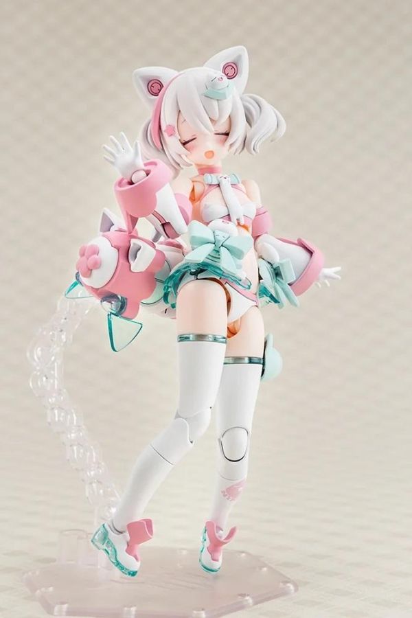 27年4月預購 壽屋 Megami Device 女神裝置 PUNI MOFU 白貓 組裝模型 