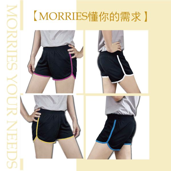 CITY Girl時尚透氣短版女運動褲(KH773)包臀腿長款MORRIES公司經銷 【MORRIES】CITY Girl時尚透氣短版女運動褲(KN773)包臀腿長款