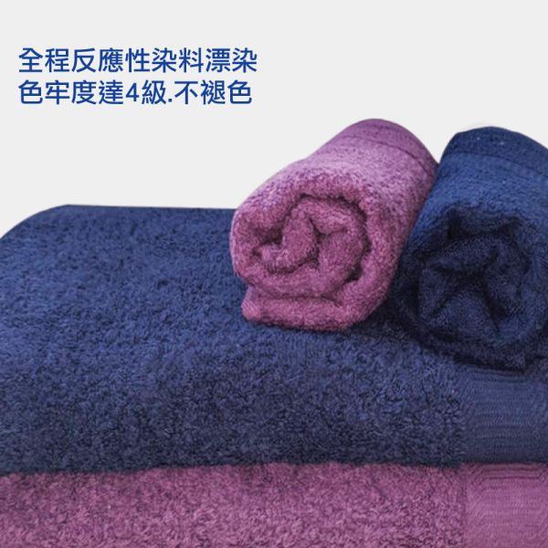 【MORRIES】純棉歐風緞檔浴巾KH395 