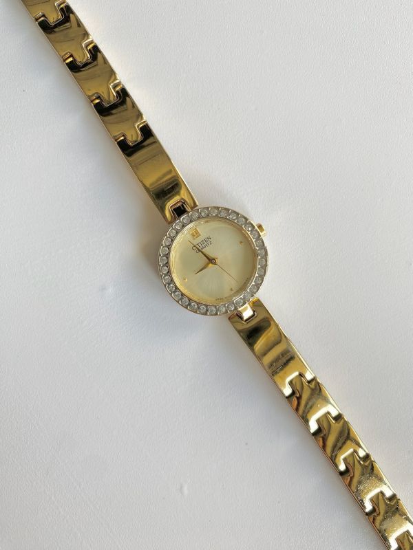 Citizen復古滿鑽圓錶 | Vintage Citizen Watch in Circle 