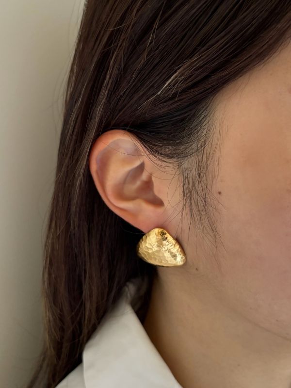 氣質三角形耳環 