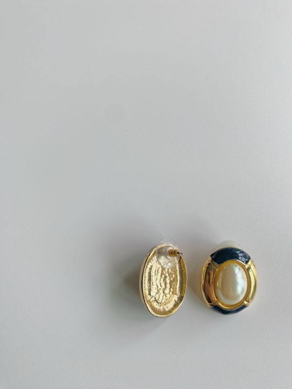 中古氣質珍珠耳環 
