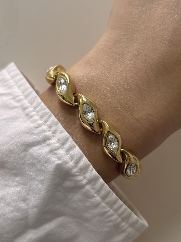 MOD水滴鑲鑽手鍊 