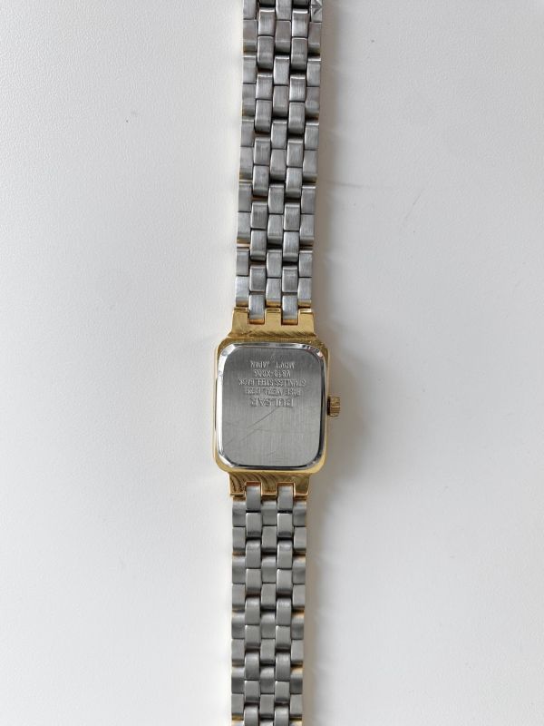Pulsar長方形小黑錶 | Vintage Pulsar with Black Dial in Gold 
