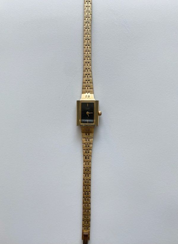 Citizen金屬方匡小金錶 