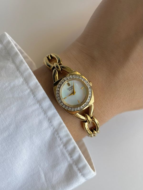 Citizen復古水鑽錶 | Vintage Citizen in Circle with Diamanté 