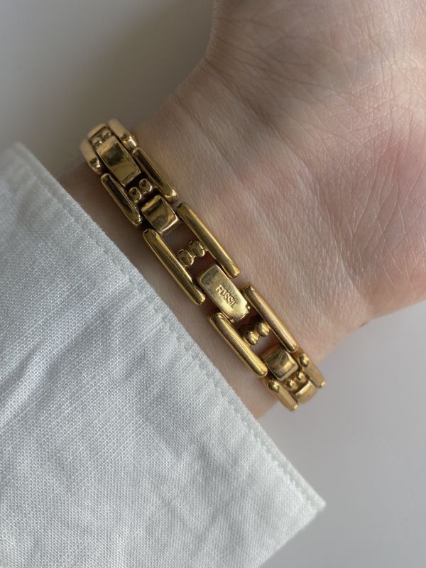 Fossil復古金錶 | Vintage Fossil in Circle 