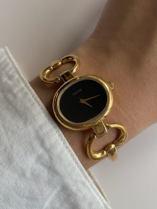 Gucci 中古馬術口銜錶 | Classic Vintage Gucci in Gold 