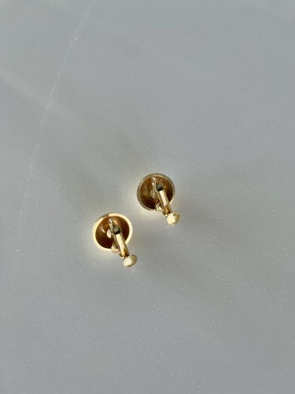 NAPIER80s金色氣質紋理耳夾 