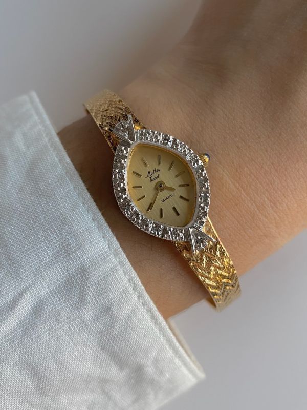 瑞士Mathey Tissot橢圓小金錶 | Vintage Mathey Tissot in Oval 